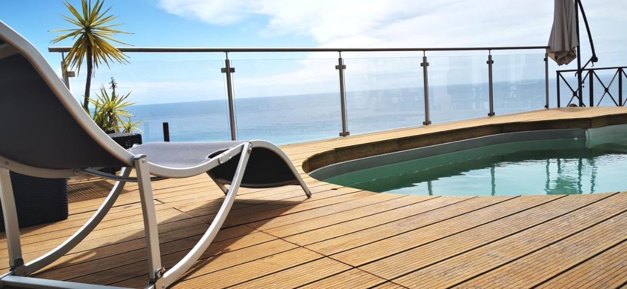 Vue magnifique avec piscine privée et sauna à 10min de Monaco Roquebrune-Cap-Martin Exterior foto